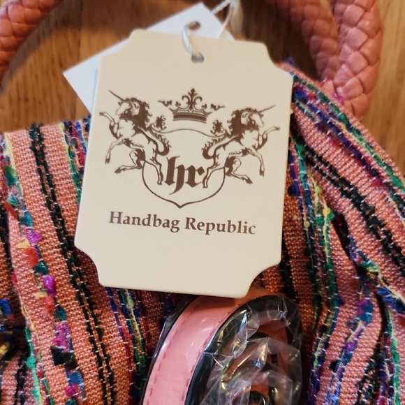 Handbag Republic Colorful Striped Handbag - Picture 2 of 10